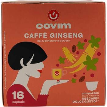 Covim Ginseng 16 бр Кафе на капсули съвместими с Dolce Gusto