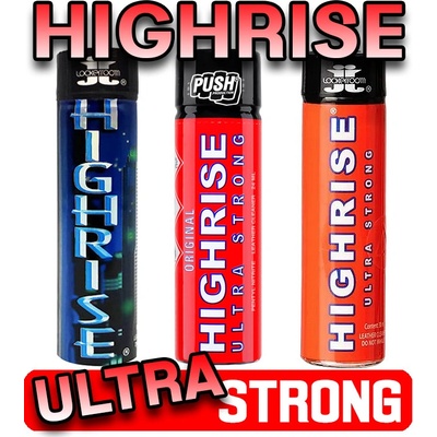Poppers POPPERS HIGHRISE ULTRA BALÍČEK 3 x 30 ml