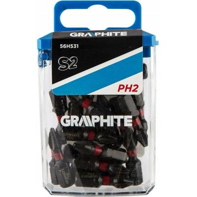 Graphite bity PH2x25 mm 20 ks 56H531