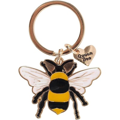 Jones Home & Gift Емайлиран ключодържател Queen Bee