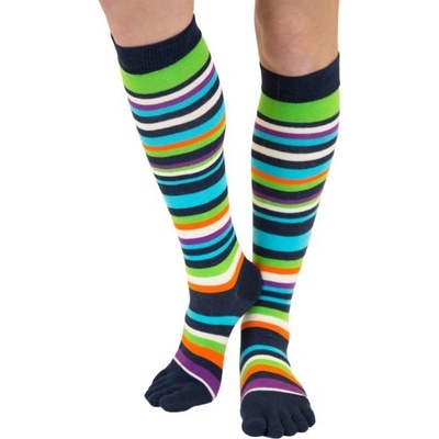 ToeToe KNEE-High prstové podkolenky Tm. modrá / Zelená – Hledejceny.cz