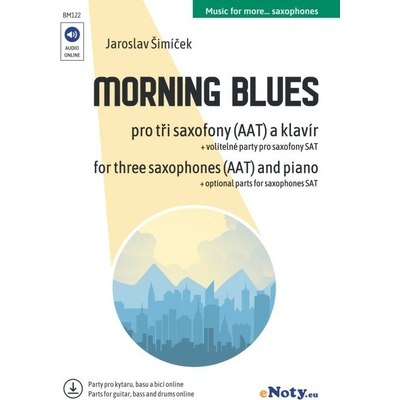 Morning Blues pro tři saxofony a klavír + audio online