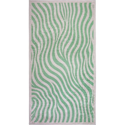 Vitaus Зелена пътека подходяща за пране 80x200 cm Green Zebra - Vitaus (KRN-6210-Green-80x200)