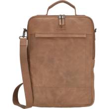 Micmacbags unisex kožený na notebook 18031 hnědý 15,6"