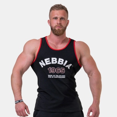 Nebbia tílko pánské Old-school Muscle 193 black – Zboží Dáma