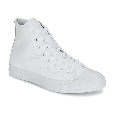 Converse členkové tenisky All Star Monochrome Cuir Hi biela
