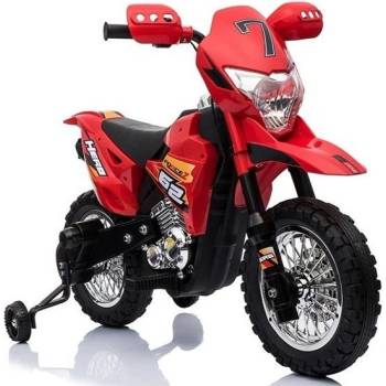 Lean Toys elektrická motorka Cross BDM0912 červená