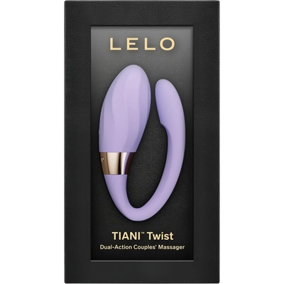 LELO Tiani Twist - вибратор за двойки с управление чрез приложение (лилав)
