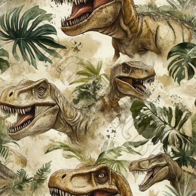 Softshell t-rex v džungli by MIMI
