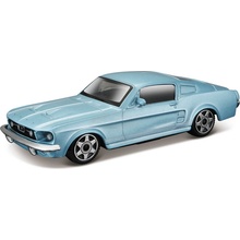 Bburago Ford Mustang GT metalíza modrá 1:43