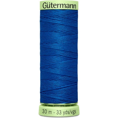 Knoflíková prošívací nit Gütermann modrá