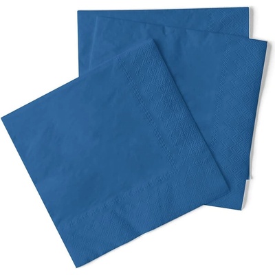 Mank 87695 obrúsky Tissue BASIC modrá 100ks 33x33cm