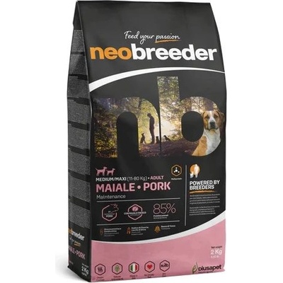 Alleva NEO BREEDER кучешка храна за възрастни средни и големи породи свинско 2 кг