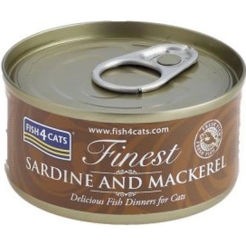 Fish4Cats Finest sardinka s makrelou 70 g