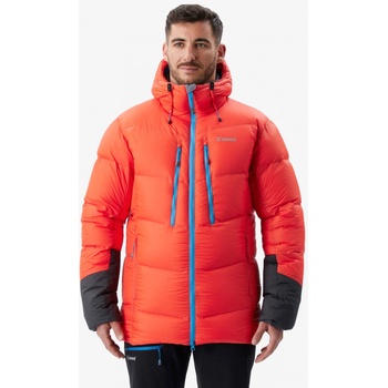 Simond pánska horolezecká páperová bunda Makalu červená oranžová