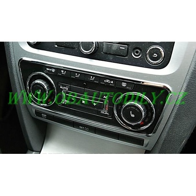 Škoda Chromové kroužky climatronicu - OMTEC O2F-CTRING