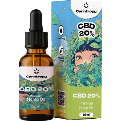 Canntropy CBD Konopný Olej 20% 2000mg 10 ml