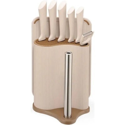 Maestro Комплект за рязане на кухненски принадлежности maestro mr-1413 Комплект ножове (mr-1413-beige) Бежов (mr-1413-beige)
