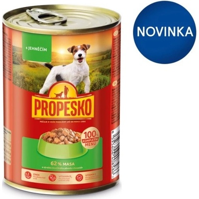 Propesko Adult kúsky s jahňacinou v omáčke 415 g