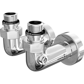 Mario Radiators Ъглов затварящ вентил 2 бр. хром лъскав (mr0010)