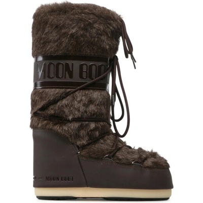 Moon boot icon faux fur 004 brown