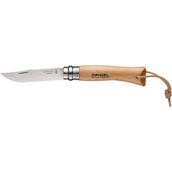 OPINEL VR N°07 Inox Adventurer 8 cm natural zavírací nůž s provázkem