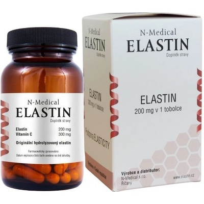 N-Medical Elastin 200 mg zvyšující elasticitu pokožky 30 kapslí