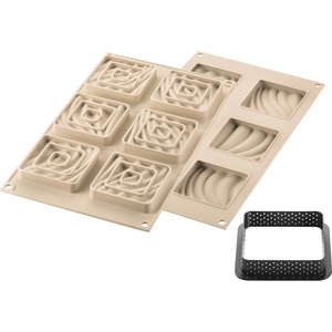 Silikomart Форма за сладки Kit Mini Tarte Sand (25.304.13.0065)