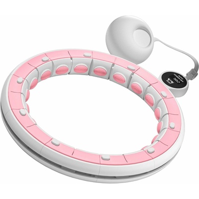 Rebel RBA-3067 Masážní obruč Hula Hoop se závažím LCD 44 cm růžová – Sleviste.cz