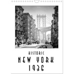 Calvendo Historic New York 1936 (Wall Calendar 2026 DIN A4 portrait), CALVENDO 12 Month Wall Calendar | Calvendo, Christian Mueringer