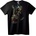 NOONEBRAND Тениска Черепен Байкър Свобода - 2XL, Black