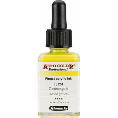 Schmincke Aero Color akrylový atrament Professional Standard 201 citrónovožltá