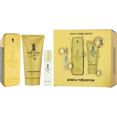 Paco Rabanne 1 Million EDT 100 ml + sprchový gel 100 ml + EDT 15 ml dárková sada