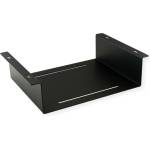 Roline Държач за настолни компютри, под бюрото, 10 kg, KVM/NUC/Mini PC/Thin Clients, черен 17.03. 0113-5 (17.03.0113-5)