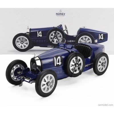 Norev Bugatti T35 N 14 Racing 1925 modrá 1:12