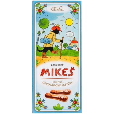 Carla Mléčné čokoládové jazýčky Kocour Mikeš 50 g – Hledejceny.cz