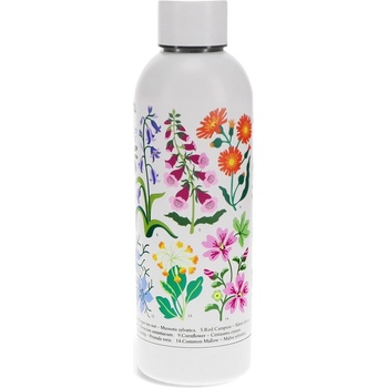 Rex London Бяла бутилка от неръждаема стомана 500 ml Wild Flowers - Rex London (30488)