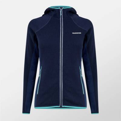 Craghoppers Women's Crag Mannix Full-Zip Fleece Fabric - Blue Navy