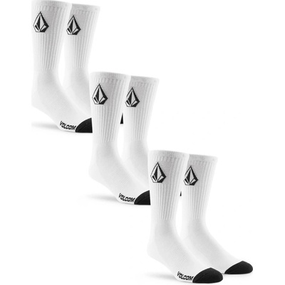 Volcom Full Stone Sock 3Pk 3KS 25 white
