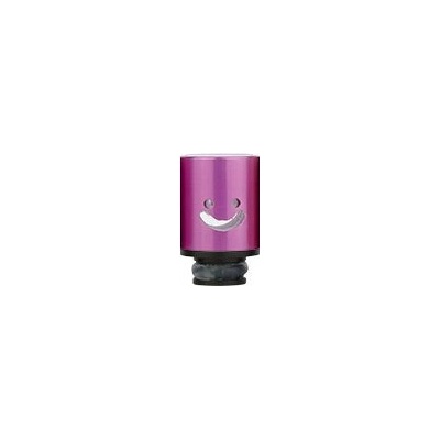 DripTip náustok univerzálny POM Smile guľatý fialová