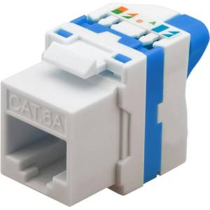TECHLY RJ45 Keystone Jack CAT 6a Techly бял UTP (028580)