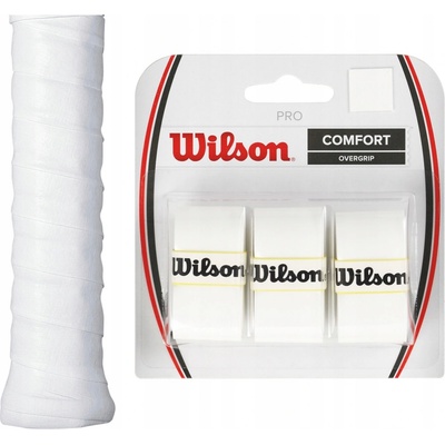 Wilson Pro overgrip 3ks bílá – Zboží Dáma