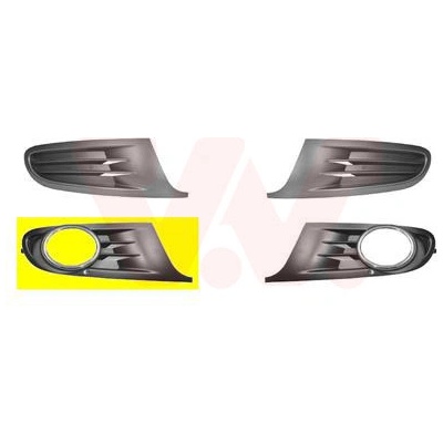 VAN WEZEL Vetracia mriežka v nárazníku 5863594
