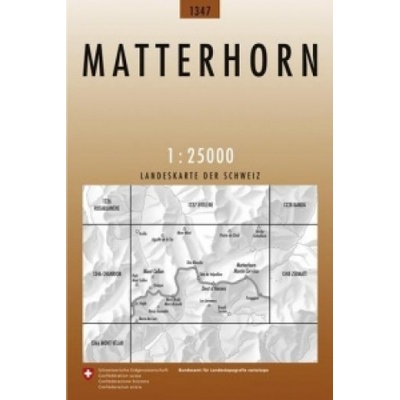 Swisstopo 1 : 25 000 Matterhorn