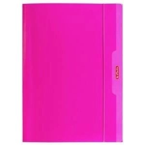 Herlitz Briefcase A4 with eraser Color Blocking pink