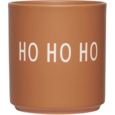 DESIGN LETTERS Porcelánový hrnček Brown HO HO HO 300 ml
