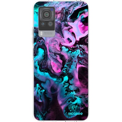 Pouzdro Picasee silikonové Vivo X60 Pro 5G Lean čiré