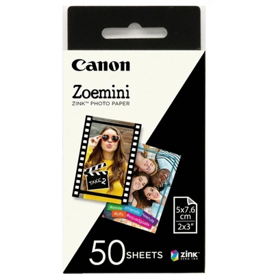 Canon Zink Paper ZP-203050S 50 Sheets for Zoemini Portable Printer (3215C002AB)