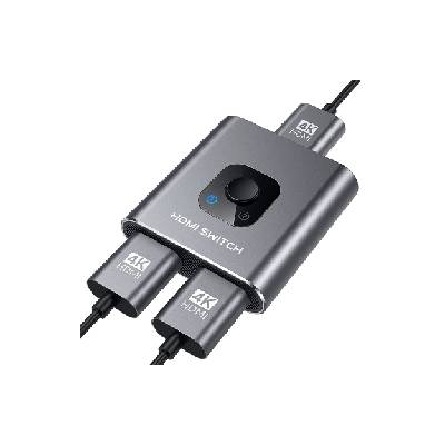HDMI двупосочен превключвател 2x1, 4K/60Hz