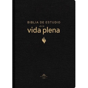 Rvr60, Biblia de Estudio de la Vida Plena, Edición Clásica, Piel Fabricada, Negro, Con Índice, Palabras de Jesús En Rojo, Comfort Print | Reina Valera Revisada (ISBN: 9780829773576)